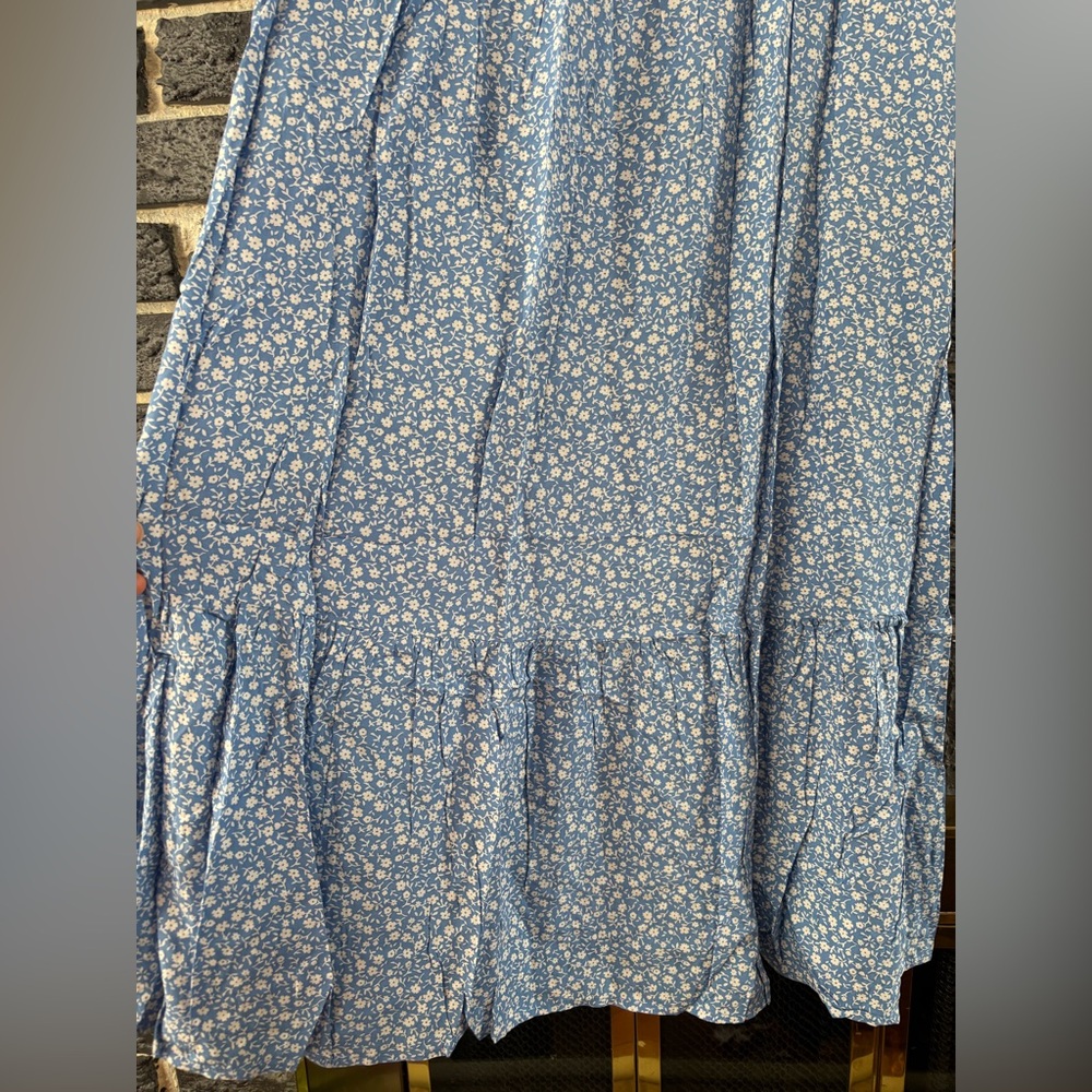 Old Navy Blue Floral Midi Dress - Picture 4 of 6